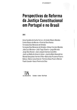 Perspectivas de Reforma da Justiça Constitucional em