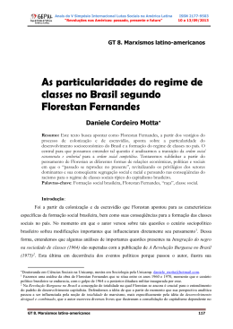 As particularidades do regime de classes no Brasil segundo