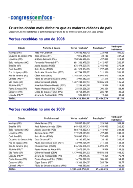 Cruzeiro obtém mais dinheiro que as maiores cidades do país