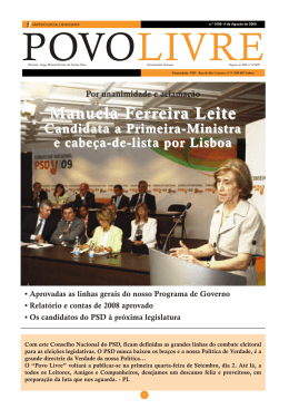 Manuela Ferreira Leite - Partido Social Democrata