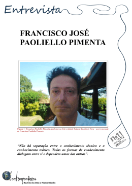 FRANCISCO JOSÉ PAOLIELLO PIMENTA
