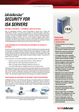 SECURITY FOR ISA SERVERS
