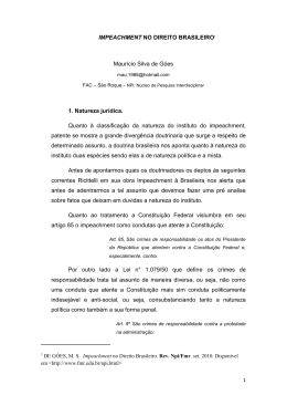 Impeachment no Direito Brasileiro