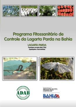Programa Fitossanitário de Controle da Lagarta Parda na Bahia