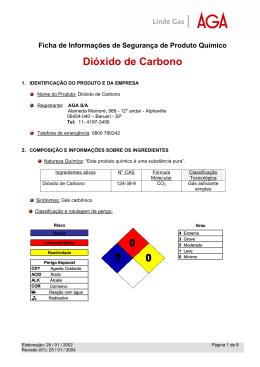 Dióxido de Carbono - HiQ® - Gases Especiais, Equipamentos e