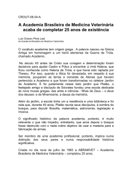 A Academia Brasileira de Medicina Veterinária acaba - CRMV-RS