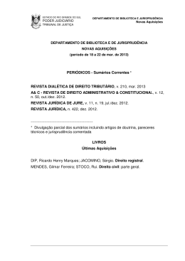 Março 2013 - Tribunal de Justiça do Estado do Rio Grande do Sul