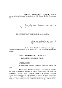 categoria funcional: fiscal - Prefeitura Municipal de Almirante