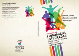 Segunda (28): III Festival de Linguagens