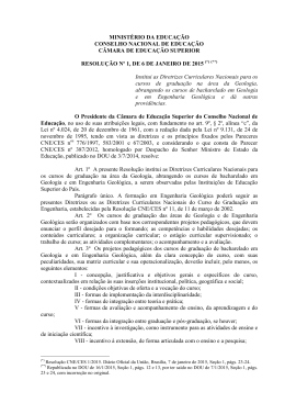 Resolução CNE/CES nº 1, de 6 de janeiro de 2015
