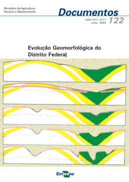 Evolução Geomorfológica do Distrito Federal.