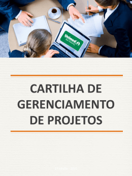 CARTILHA DE GERENCIAMENTO DE PROJETOS - Home