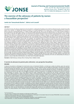 105 - Journal of Nursing and Socioenvironmental Health