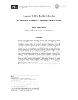 Academic Drift in Brazilian Education