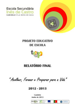 2012 - 2013 - Escola Secundária Inês de Castro