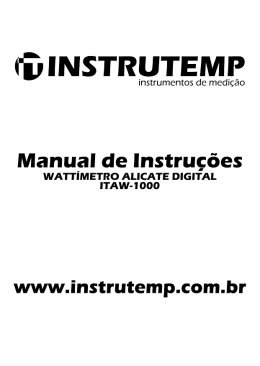 wattímetro alicate digital itaw-1000