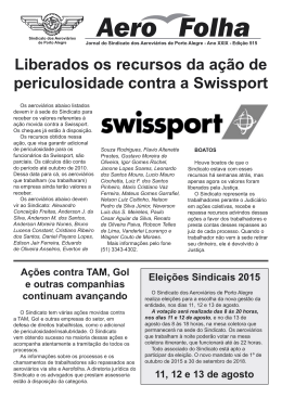 Edição 515 - Sindicato dos Aeroviarios de Porto Alegre