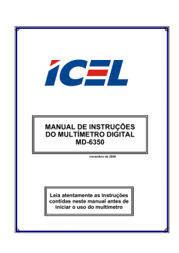 manual de instruções do multímetro digital md-6350