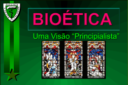 Bioética e Principialismo