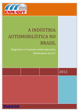 Diagnóstico do setor Automotivo no Brasil