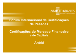 Fórum Internacional de Certificações de Pessoas
