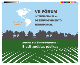 Folder_VII Forum.indd - Instituto Agropolos do Ceará