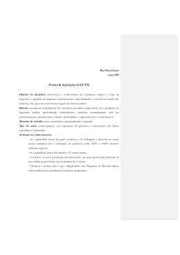 Fusões & Aquisições 2014/2015 UCP
