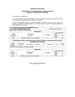 Formulário art. 11 CVM 358 Posição Individual CA e DE 05 15