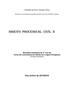LDLP470 Direito Processual Civil II (Year 2015/2016)