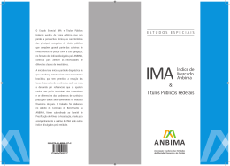IMA - Índice de Mercado ANBIMA e Títulos