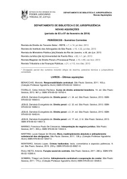 Fevereiro 2014 - Tribunal de Justiça do Estado do Rio Grande do Sul