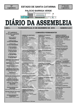 6.231 - Assembleia Legislativa do Estado de Santa Catarina