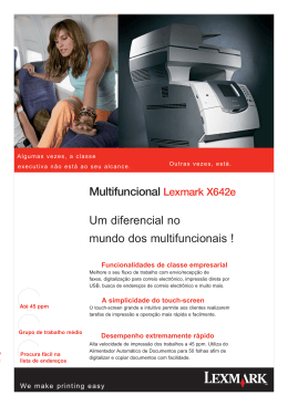 Multifuncional Lexmark X642e