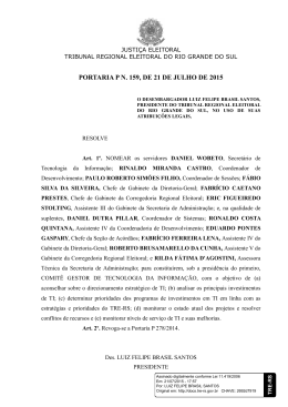 Cópia do documento original - Tribunal Regional Eleitoral do Rio