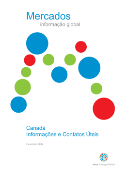 Canadá - Informações e contactos úteis