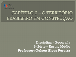 capítulo 13 – o espaço da atividade agrícola no brasil: problemas