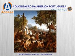 colonização da américa portuguesa