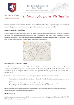 Informação para Visitantes