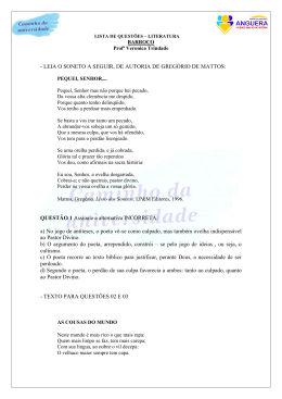 LISTA LITERATURA - BARROCO PDF - SEC / Anguera-Ba