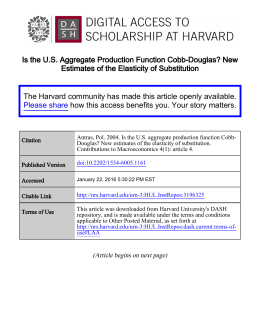 Is the U.S. Aggregate Production Function Cobb
