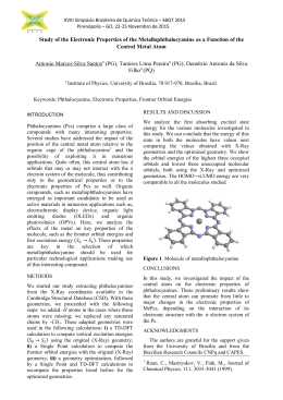 Study of the Electronic Properties of the - SBQT-2015