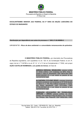 ministério público federal - Procuradoria da República no Maranhão