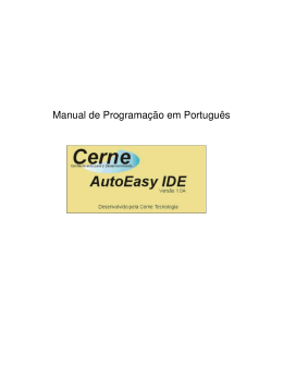 Manual AutoEASY Versão Português