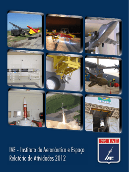 IAE - Instituto de Aeronáutica e Espaço Relatório de Atividades 2012