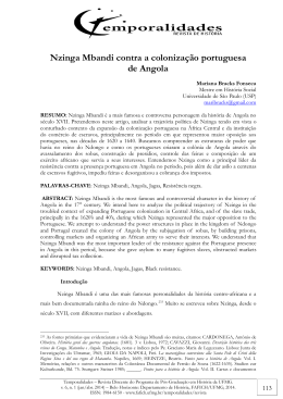 Nzinga Mbandi contra a colonização portuguesa de Angola
