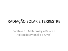 radiação solar e terrestre 1 2 2014