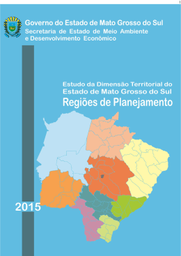 Regiões de Desenvolvimento do Estado de Mato Grosso do Sul