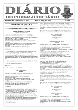 EDIÇÃO 3632.pmd - Diário da Justiça Eletrônico - TJRR