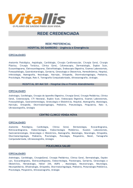 Rede Credenciada – Vitallis 2013