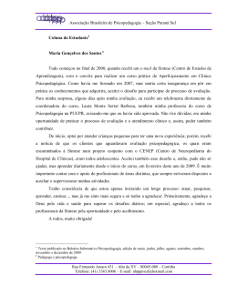 Coluna do Estudante - Maria Gonçalves dos Santos (edição